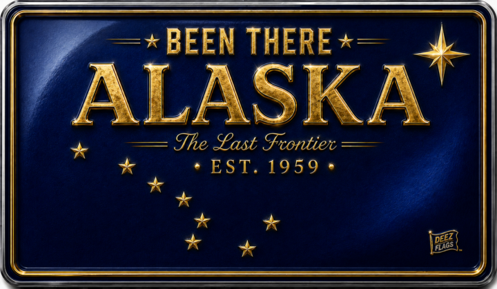 Alaska Been There state magnet