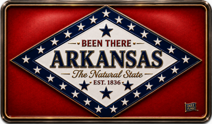 Arkansas Been There state magnet