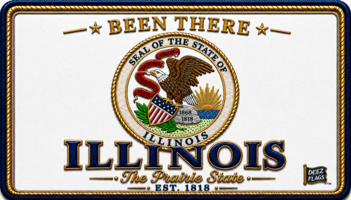 Illinois Been There state magnet