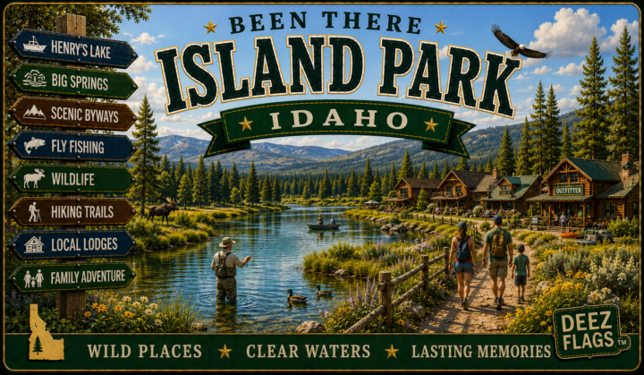Island Park, ID Been There city magnet