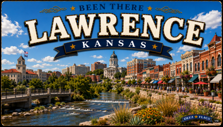 Lawrence, KS Been There city magnet