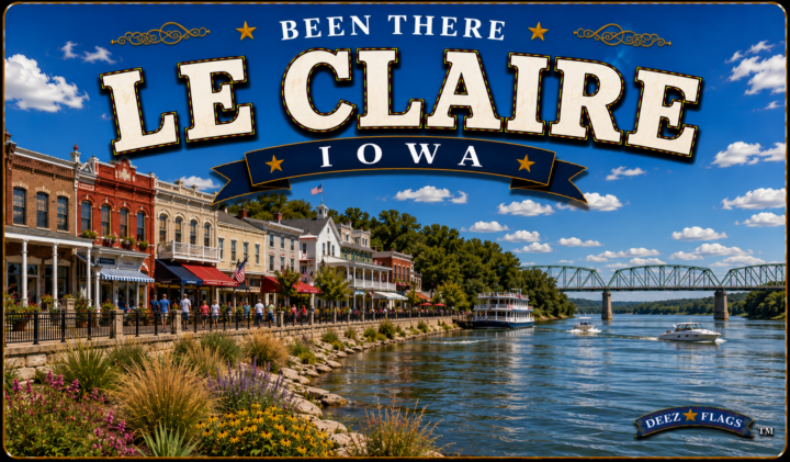 Le Claire, IA Been There city magnet