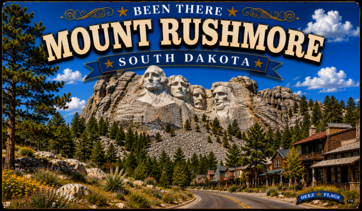 Mount Rushmore, SD Been There city magnet