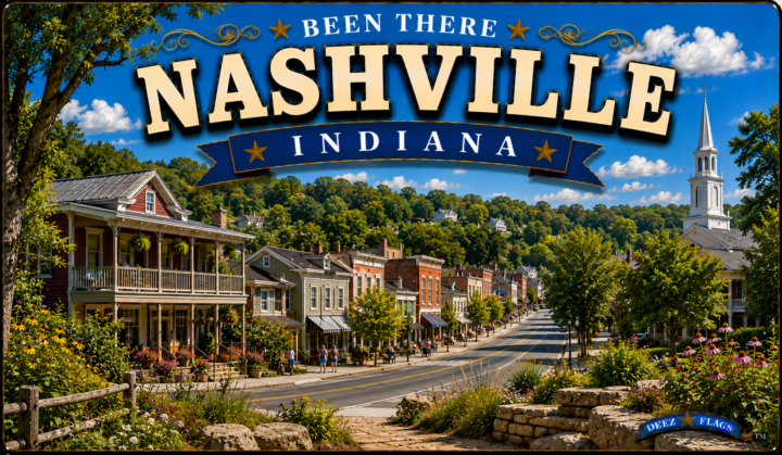Nashville, IN Been There city magnet