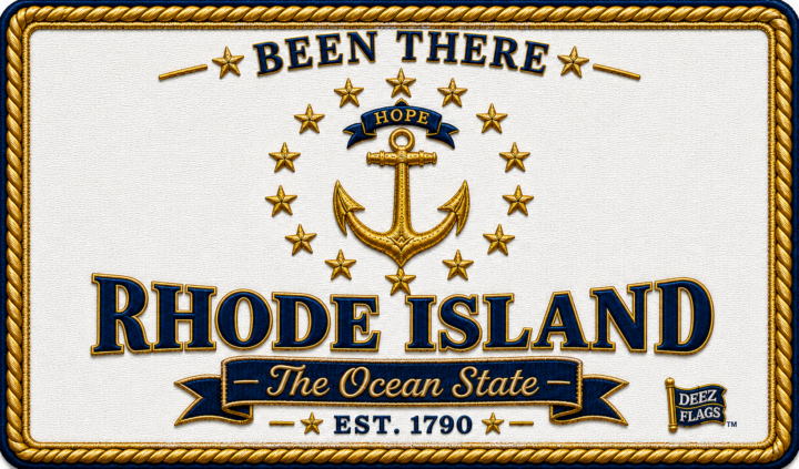 Rholde Island Been There state magnet