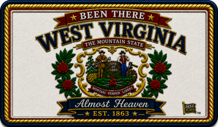 West Virginia Been There state magnet