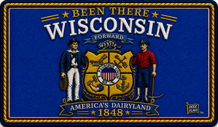 Wisconsin Been There state magnet
