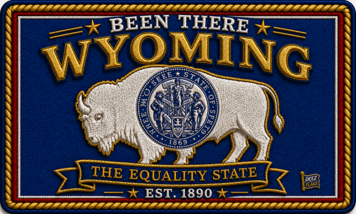 Wyoming Been There state magnet